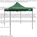 2x2m Pop-Up Gazebo & Side Walls Set GREEN - Strong Outdoor Garden Pavillion Tent - LoopsDirect