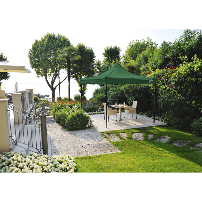 2x2m Pop-Up Gazebo - GREEN Heavy Duty Frame & Water Resistant - Garden Pavillion - LoopsDirect