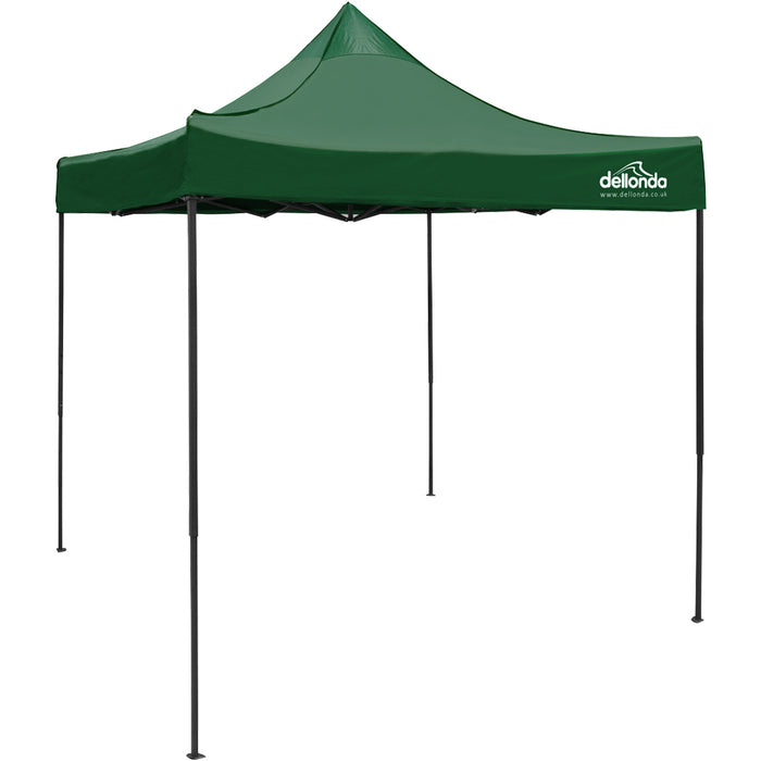 2x2m Pop-Up Gazebo - GREEN Heavy Duty Frame & Water Resistant - Garden Pavillion