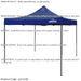 3x3m Pop-Up Gazebo & Side Walls Set BLUE - Strong Outdoor Garden Pavillion Tent - LoopsDirect