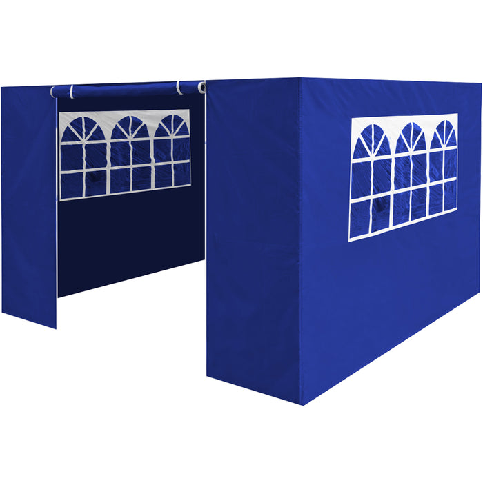 Side Walls Door & Windows for 2x2m Pop-Up Gazebo - BLUE - Garden Party Tent