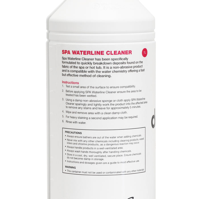 1L Hot Tub Surface Cleaner Degreaser Bottle - Waterline Oil & Grime Remover - LoopsDirect