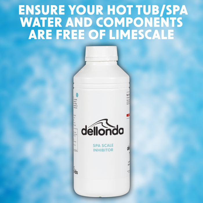 1L Hot Tub Spa Scale Inhibitor Bottle - Prevent Limescale Buildup - Water Pool