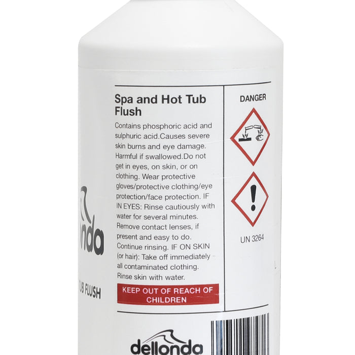 500ml Hot Tub Spa Flush Cleaner Bottle - Remove Sludge Biofilm & Debris Pool