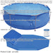 10ft Steel Frame Garden Swimming Pool Pump & Accessories Set - 76cm Deep Kids - LoopsDirect