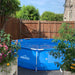 12ft Steel Frame Garden Swimming Pool & Filter Pump - 76cm Deep Kids Paddling - LoopsDirect