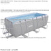 4x2m Premium Garden Swimming Pool & Filter Pump - 99cm Deep Kids Paddling - LoopsDirect