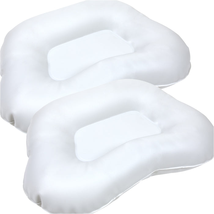 2 PACK 50x35cm Inflatable Hot Tub Cushion Waterproof Comfort Seat Boost Support