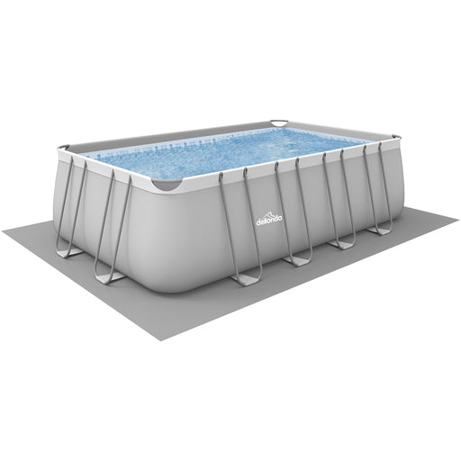590x365cm Rectangular Swimming Pool Ground Sheet - Waterproof Paddling Tarpaulin