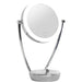 190mm Double-Sided LED Illuminated Vanity Mirror - Chrome Touch Dimmable Battery