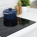 60cm 6000W 4 Zone Ceramic Burner Electric Hob - Black Glass Touch Control Flush - LoopsDirect