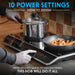 2 Zone Portable Induction Hob - 2800W Black Worktop Electric Camping Stove 13A - LoopsDirect