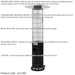 13kW Black Propane Gas Tower Patio Heater - Outdoor Garden Dining Radiator Pub - LoopsDirect