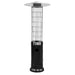 13kW Black Propane Gas Tower Patio Heater - Outdoor Garden Dining Radiator Pub - LoopsDirect