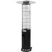 13kW Black Propane Gas Tower Patio Heater - Outdoor Garden Dining Radiator Pub