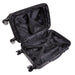 3pc Lightweight ABS Suitcase Set - Wheeled Travel Luggage Black 20 24 28" Cases - LoopsDirect