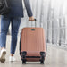 3pc Lightweight ABS Suitcase Set - Wheeled Travel Luggage Rose 20 24 28" Cases - LoopsDirect