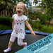 1830mm Kids 6ft Trampoline & Safety Enclosure Net - 50KG Max Outdoor Garden Jump - LoopsDirect