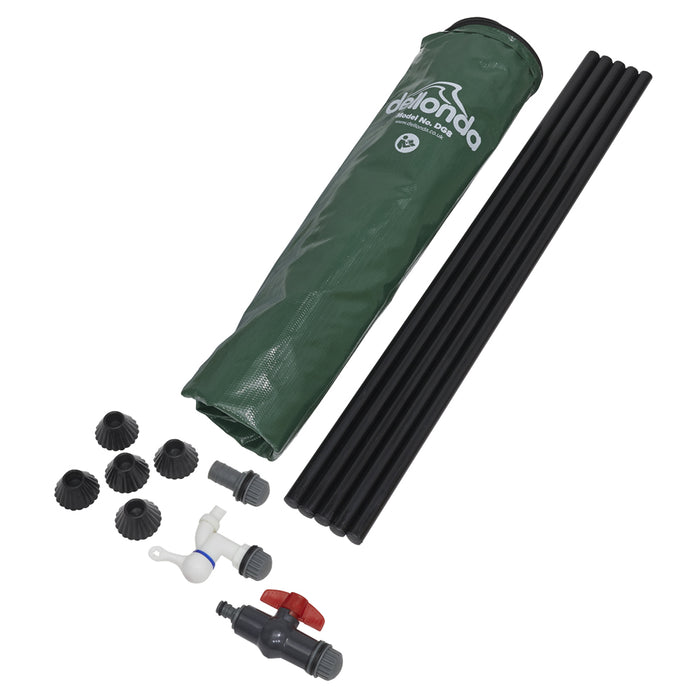 100L Collapsible Garden Water Butt & Drain Tap - Outdoor Storage Gardening Tank - LoopsDirect