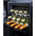 28 Bottle Free Standaing Wine Cooler Fridge - Touch Controls & LED Backlit BLACK - LoopsDirect