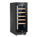 20 Bottle 30cm Built-in Slim Line Wine Cooler Fridge - LED Backlit BLACK - LoopsDirect