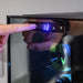 6 Bottle Worktop Wine Cooler Fridge - Thermoelectric & LED Backlit BLACK - LoopsDirect