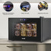 8 Bottle Worktop Wine Cooler Fridge - Thermoelectric & LED Backlit BLACK - LoopsDirect