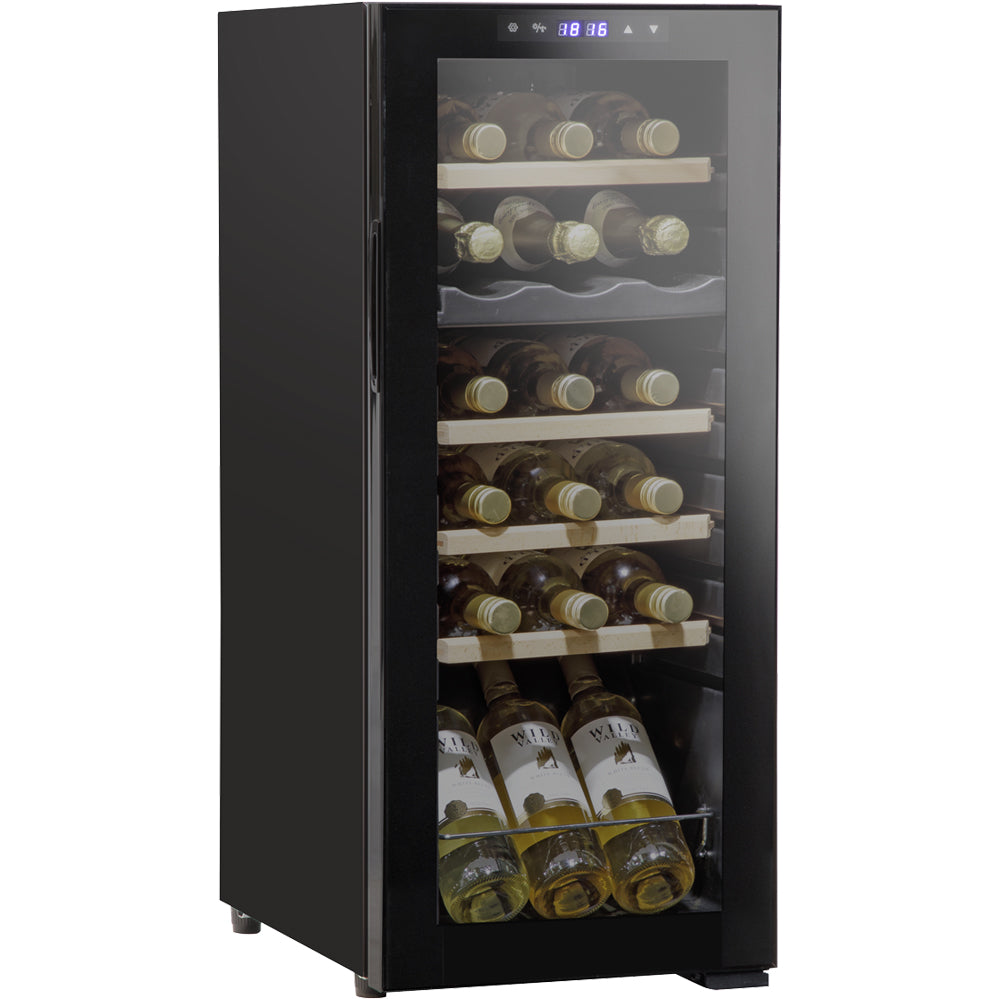 18 Bottle Wine Fridge, Dual Zone, Adjustable Temp, Stainless Steel Handle main image 1