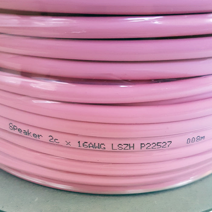 Low Smoke Speaker Cable 16AWG 1.5mm PURE COPPER LSZH 100V Double Insulated