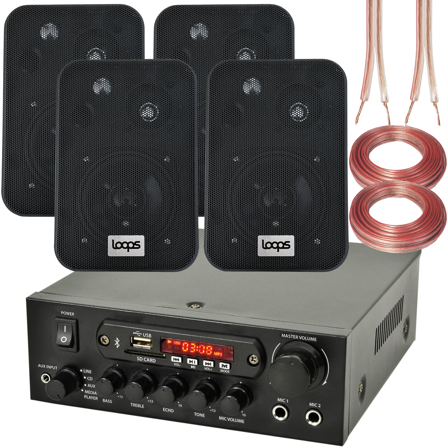 Home Theater System Commercial Sound System Kit 2000 Watts