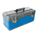 580 x 280 x 220mm Tough Toolbox Power Coated Steel Body Impact Resistant Case Loops