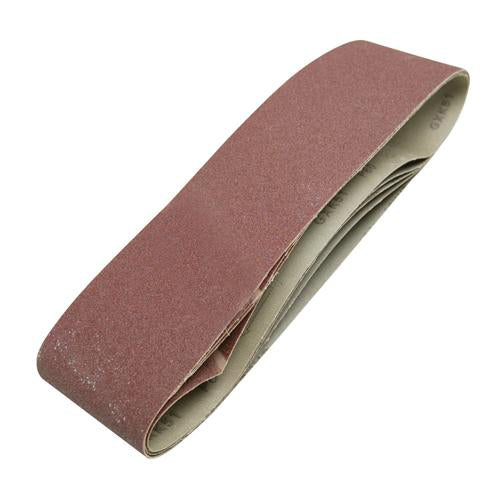 QTY 5 Sanding Belts 100mm x 915mm 80 Grit For Belt Sanders Loops