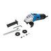 Powerful 650W Mini Angle Grinder 115mm Cutting Discs Adjustable Handle & Guard Loops