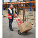 250kg Heavy Duty 3 in 1 Sack Truck & Pneumatic Tyres - 45° Support Trolley Legs Loops