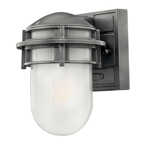 Outdoor IP44 Wall Light Sconce Hematite LED E27 60W Bulb External d01453 Loops