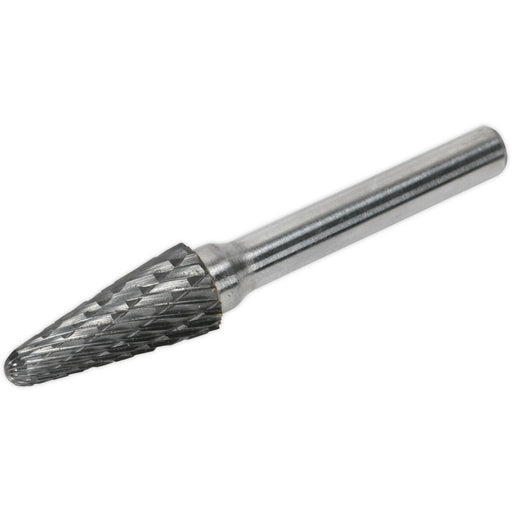 10mm Tungsten Carbide Rotary Burr Bit - Conical Ball Nose Engraving Milling Tool Loops