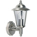IP44 Outdoor Wall Lamp Stainless Steel Traditional Lantern Porch Door Uplight Loops