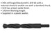 21 x 210mm HSS Roll Forged Blacksmith Drill Bit - Reduced Shank - 145mm Flute Loops