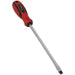 Slotted 8 x 200mm Screwdriver with Soft Grip Handle - Chrome Vanadium Shaft Loops