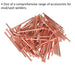 100 PACK - 2mm x 50mm Stud Welding Nails - Car Dent Copper Pulling Spot Pins Loops