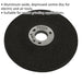 Aluminium Oxide DPC Metal Grinding Disc - 58 x 4mm - 9.5mm Bore Depressed Centre Loops