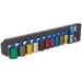 10 PACK Multi Colour Socket Set 1/2" Metric Square Drive - 6 Pt WallDrive Torque Loops