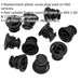 10 PACK Plastic Sump Plug - Replacement Plug for VAG Vehicles - VW Audi Engines Loops