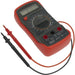 8 Function Digital Multimeter with Thermocouple - Leads & Probes - Heavy Duty Loops