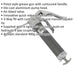 Quick Release Pistol Type Grease Gun - 3-Way Fill - Rigid Delivery Tube Loops