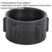 61mm DIN 61 / 31 Drum Adaptor - 2" BSP Thread - 61mm Drum Closure Diameter Loops