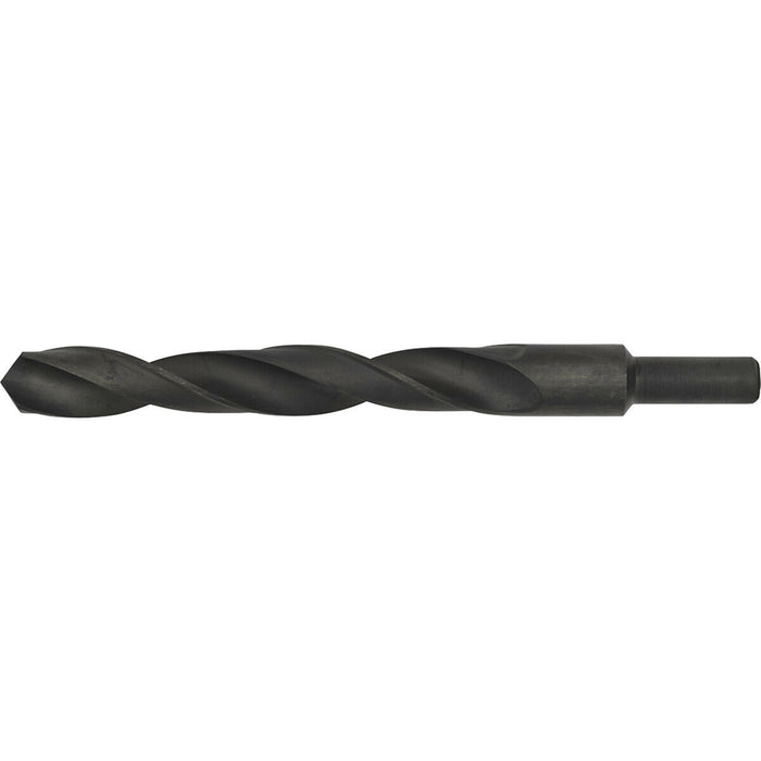 19.5 x 205mm HSS Roll Forged Blacksmith Drill Bit - Reduced Shank - 140mm Flute Loops