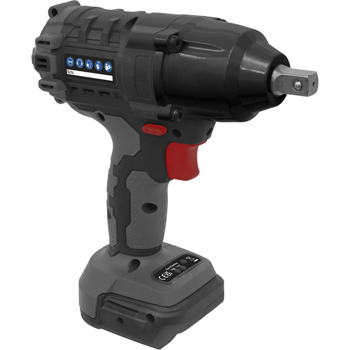 20V Brushless Impact Wrench - 1/2" Sq Drive - BODY ONLY - 700Nm Maximum Torque Loops