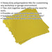 9 PACK Heavy Duty Floor Tile - PP Plastic - 400 x 400mm - Yellow Treadplate Loops