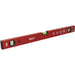600mm Powder Coated Spirit Level - Precision Milled - 45 Degree Angle Rule Loops